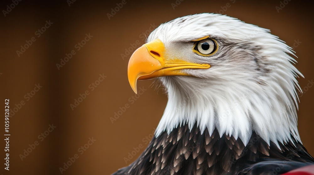 Fototapeta premium Majestic Eagle in Natural Setting