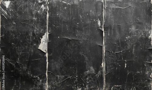 Wallpaper Mural Black and white distressed paper background. Torontodigital.ca