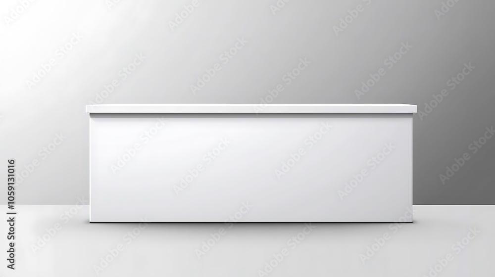 A minimalist white countertop against a gradient background, suitable for display or presentation purposes. A minimalist white countertop against a gradient background, suitable for display or presentation purposes.