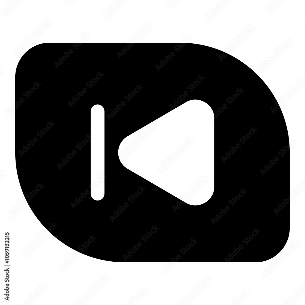 Previous icon for back and rewind Previous icon for back and rewind