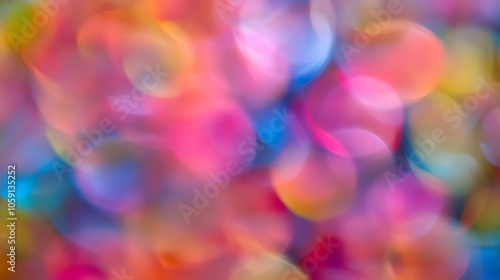 Abstract Blurred Background of Colorful Lights Soft Pastel Background for Graphic Design Templates