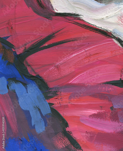 Dynamic mood abstract expression for background. Emotional painting