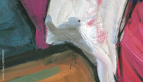 Dynamic mood abstract expression for background. Emotional painting