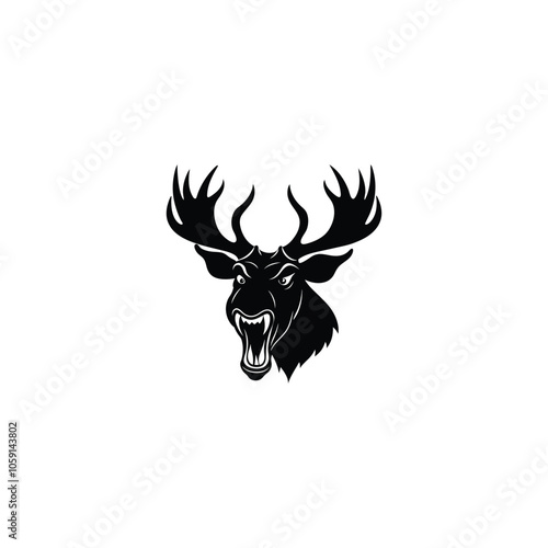 deer head vector