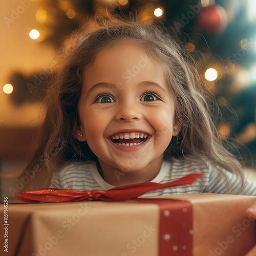 A smiling child with bright...