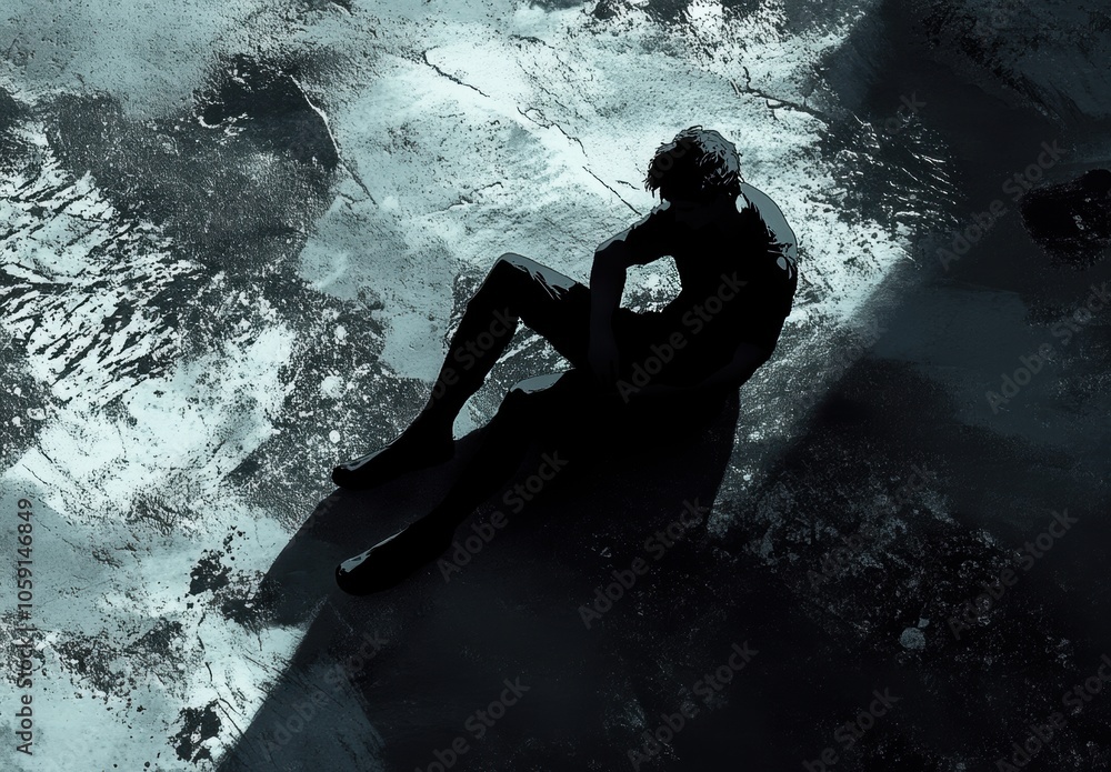 Obraz premium Alone in the Dark.