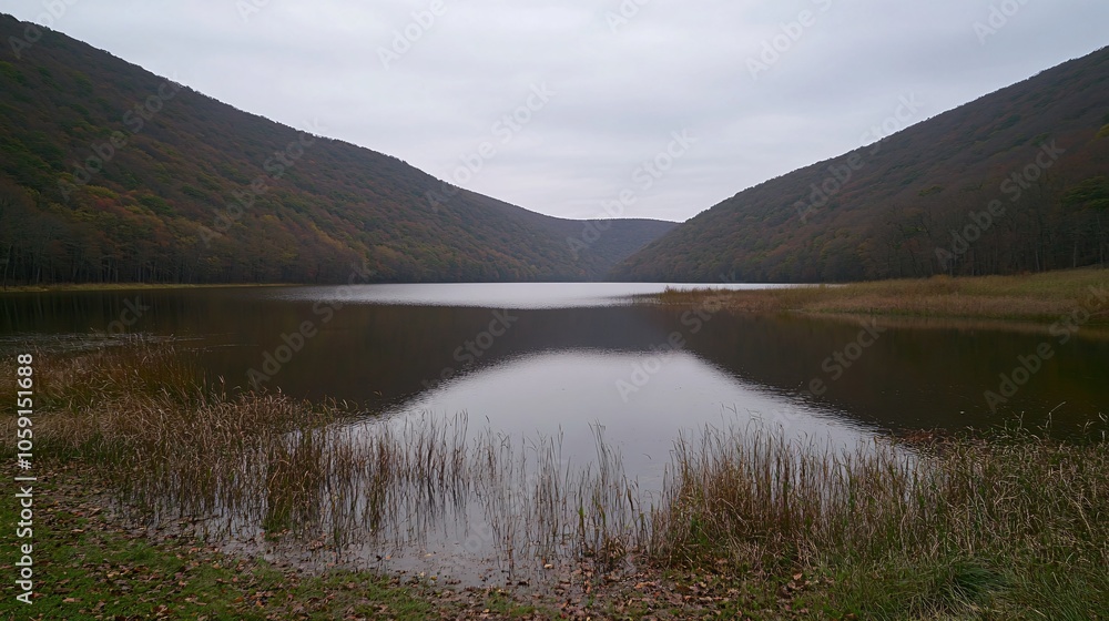 Fototapeta premium lake in the morning
