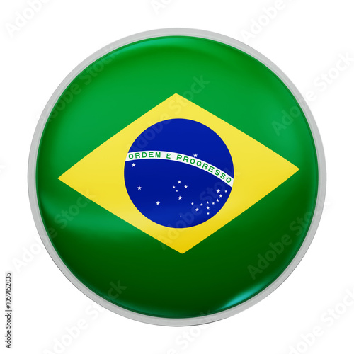 brasil botton flag