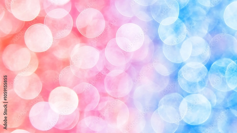 Fototapeta premium Abstract Pink and Blue Blurred Background Smooth Blue Background with Copy Space for Advertisements