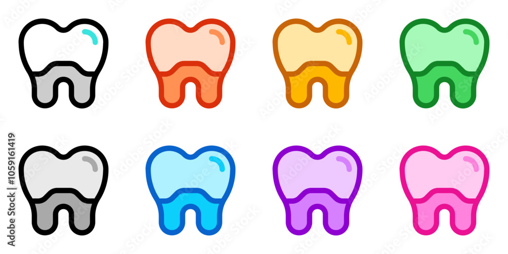 Editable dental crown vector icon. Dentistry, healthcare, medical. Part of a big icon set family. Perfect for web and app interfaces, presentations, infographics, etc Editable dental crown vector icon. Dentistry, healthcare, medical. Part of a big icon set family. Perfect for web and app interfaces, presentations, infographics, etc