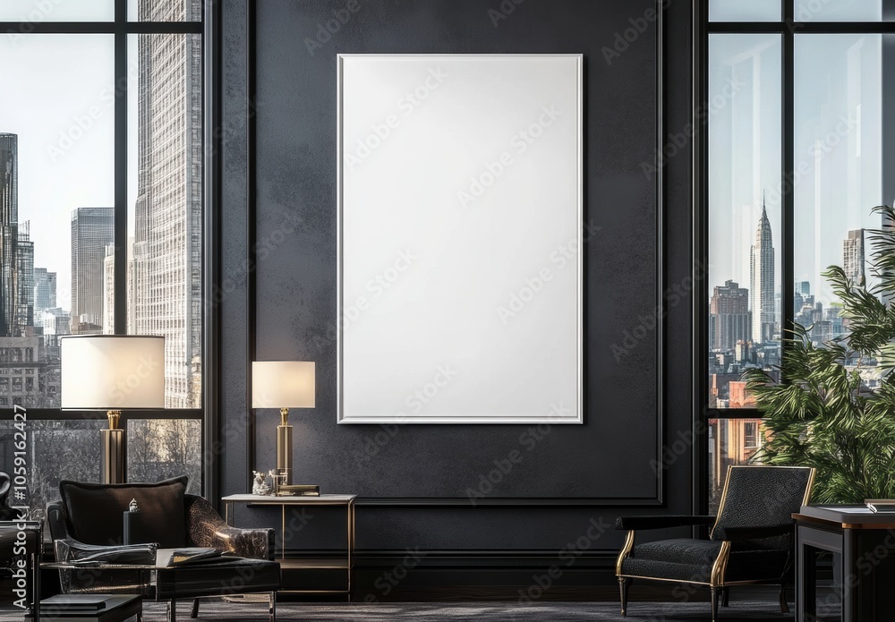 Black Room Mockup. Black Room Mockup.