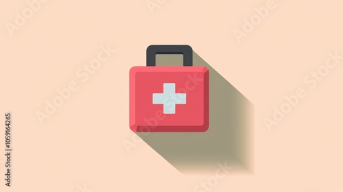 Free Download First aid kit icon, symbolizing emergency medical care. - GFXLoad