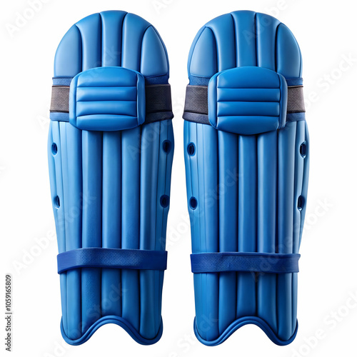 Cricket stump, bat, ball and gloves on artificial turf, elevated view