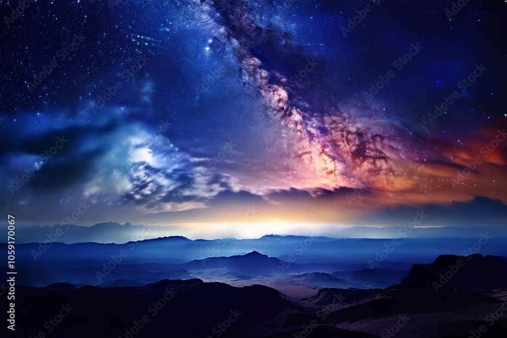 multiple exposure milky way layered exposures of stars creating multiple exposure milky way layered exposures of stars creating