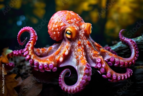 octopi changing colors to blend inower