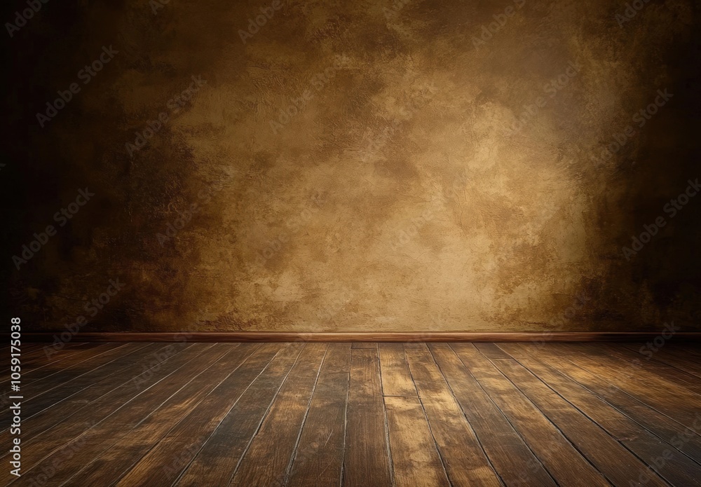 Old Wall & Wood Floor. Old Wall & Wood Floor.