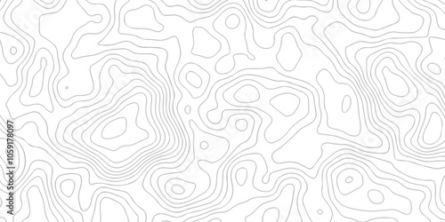 	
Contour abstract map relief land outline. Topographic map patterns. White wave paper curved reliefs abstract background. Background of the topography map. Abstract pattern with lines.