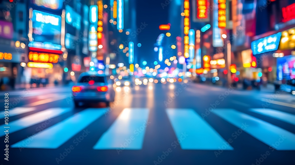 Blurred city lights at night Plain Textured Background for Web Design and Copy Blurred city lights at night Plain Textured Background for Web Design and Copy
