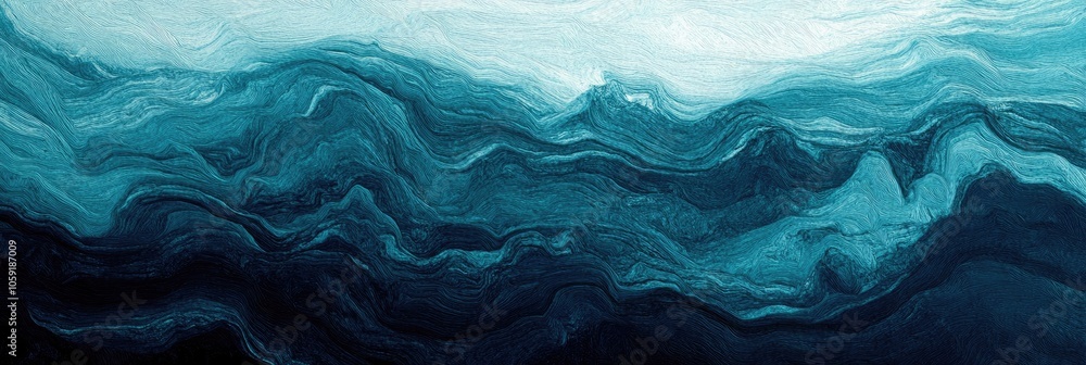 Gradient background blending turquoise to navy with fine grain texture, perfect for serene designs Gradient background blending turquoise to navy with fine grain texture, perfect for serene designs