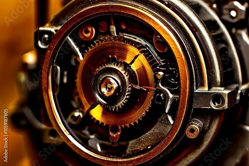 steam powered pistona close up of a steam powered piston showcas