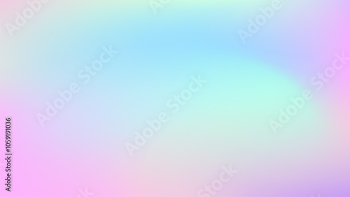 Color gradient background, abstract pastel rainbow. Light blue, pink and purple color banner gradation texture, vector hologram blur abstract background