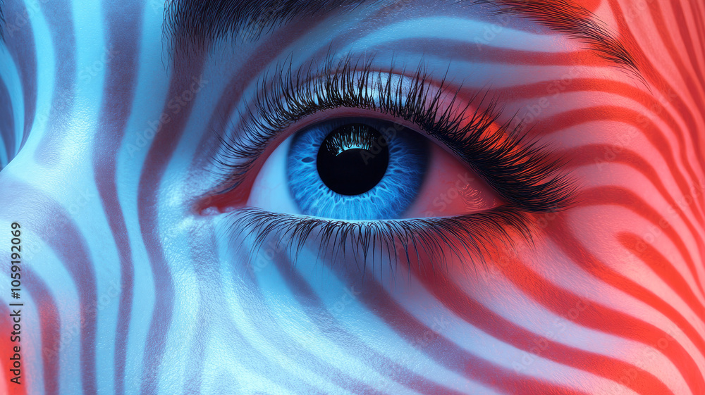Excentric close up of a eye symbolism of hypnosis, holiday concept January 4. Excentric close up of a eye symbolism of hypnosis, holiday concept January 4.