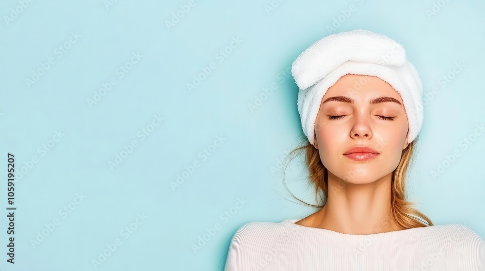 Woman with warm compress against ear, soothing remedy, ear pain relief, home treatment Woman with warm compress against ear, soothing remedy, ear pain relief, home treatment