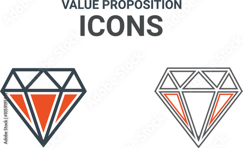Employer branding branding icon Concept on white background