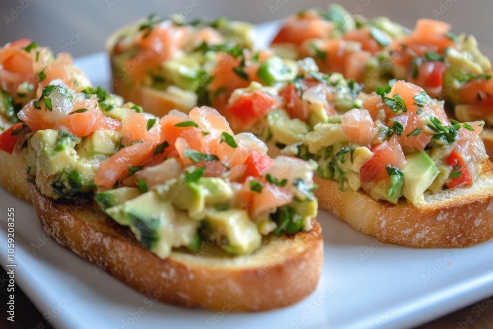 Avocado and smoked salmon on toast Avocado and smoked salmon on toast