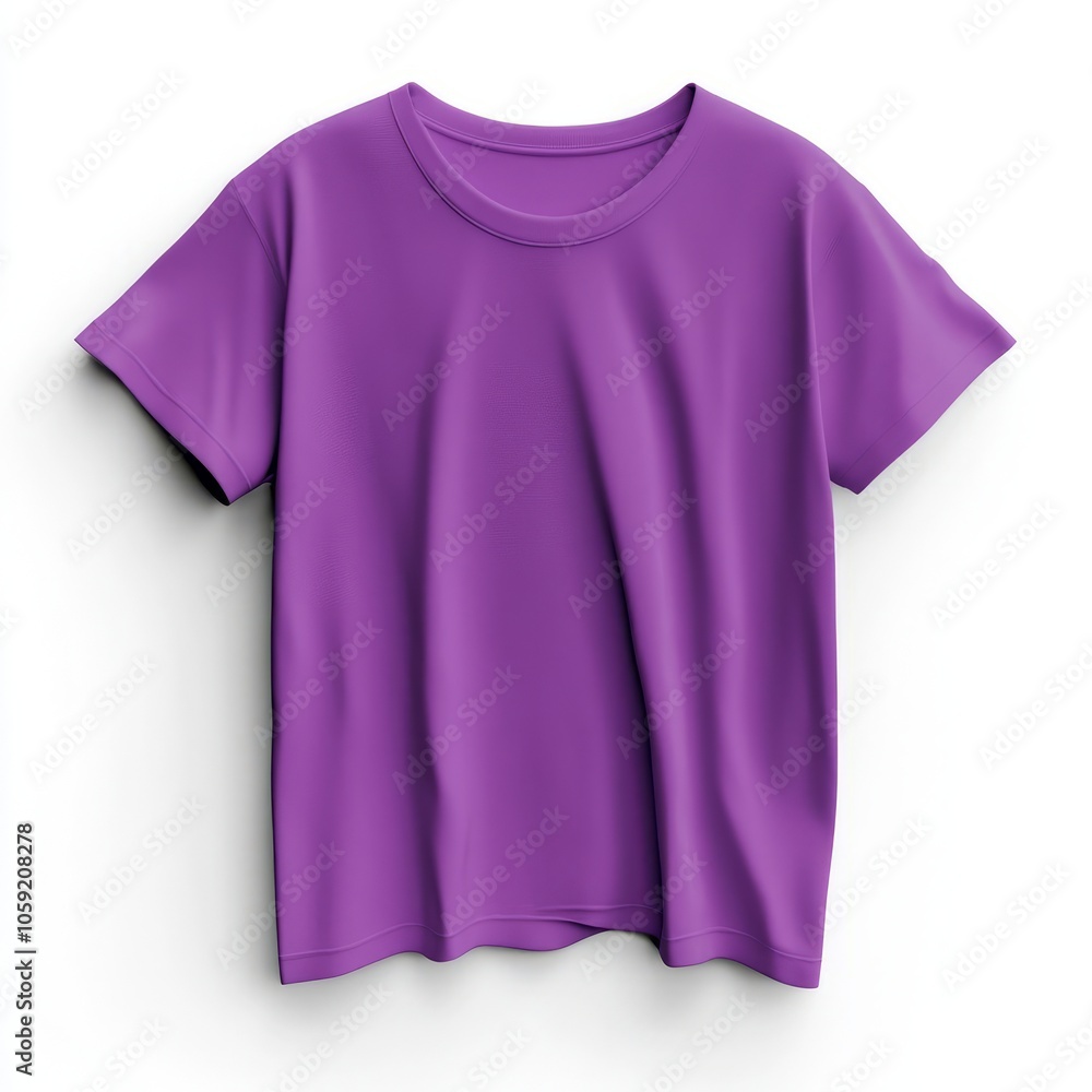 Realistic high quality violet tshirt mockup isolated Realistic high quality violet tshirt mockup isolated