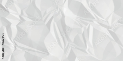 White crumpled paper texture. White wrinkled paper texture. White paper texture. White crumpled and top view textures can be used for background of text or any contents.