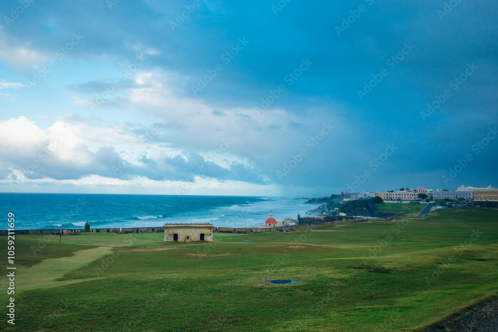 National Historic Site Bastion de las palmas de San Jose in San Juan, Puerto Rico - may 2 2024 National Historic Site Bastion de las palmas de San Jose in San Juan, Puerto Rico - may 2 2024