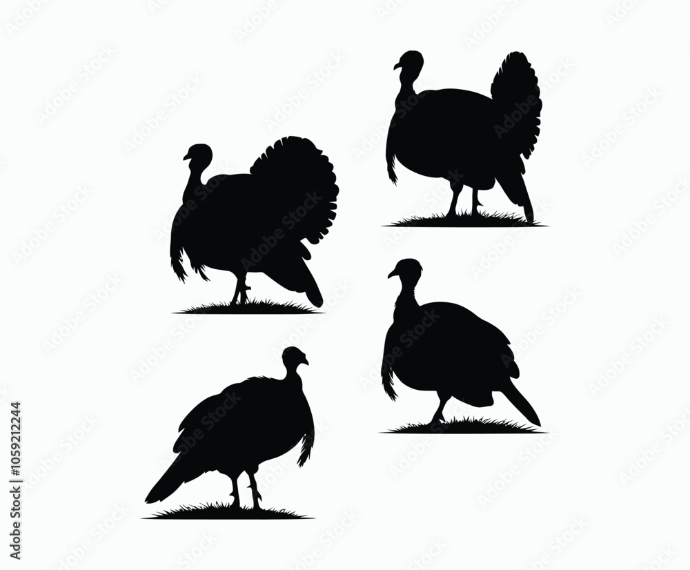 Obraz premium Turkey Silhouette Collection Silhouette