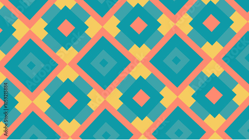 seamless pattern with triangles