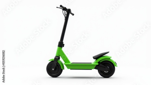 Unique electric scooter with minimalist design for creative projects.