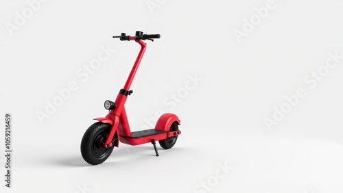 Scooter mockup with copy space, perfect for design use. photo