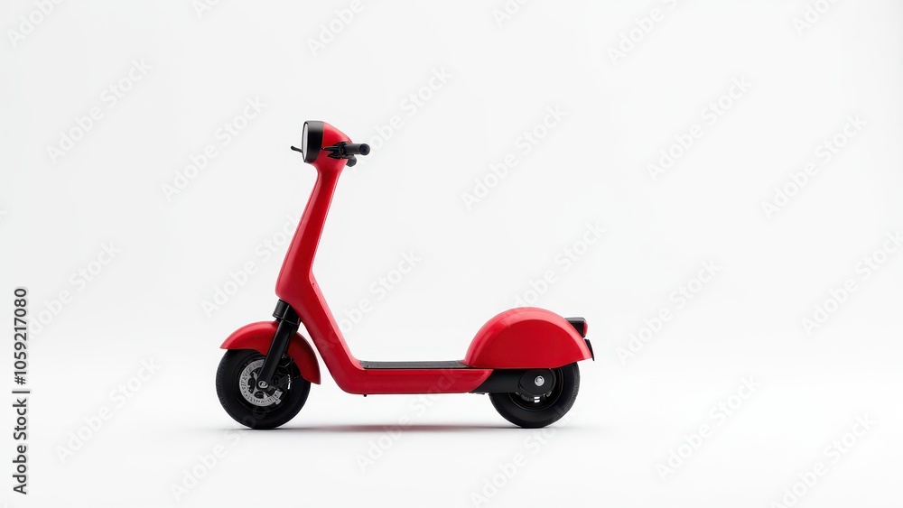 Unique electric scooter with minimalist design for creative projects. Unique electric scooter with minimalist design for creative projects.