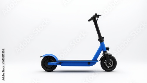 Scooter with a modern and stylish look, ideal for marketing materials.