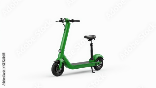 Scooter with a modern and stylish look, ideal for marketing materials. photo