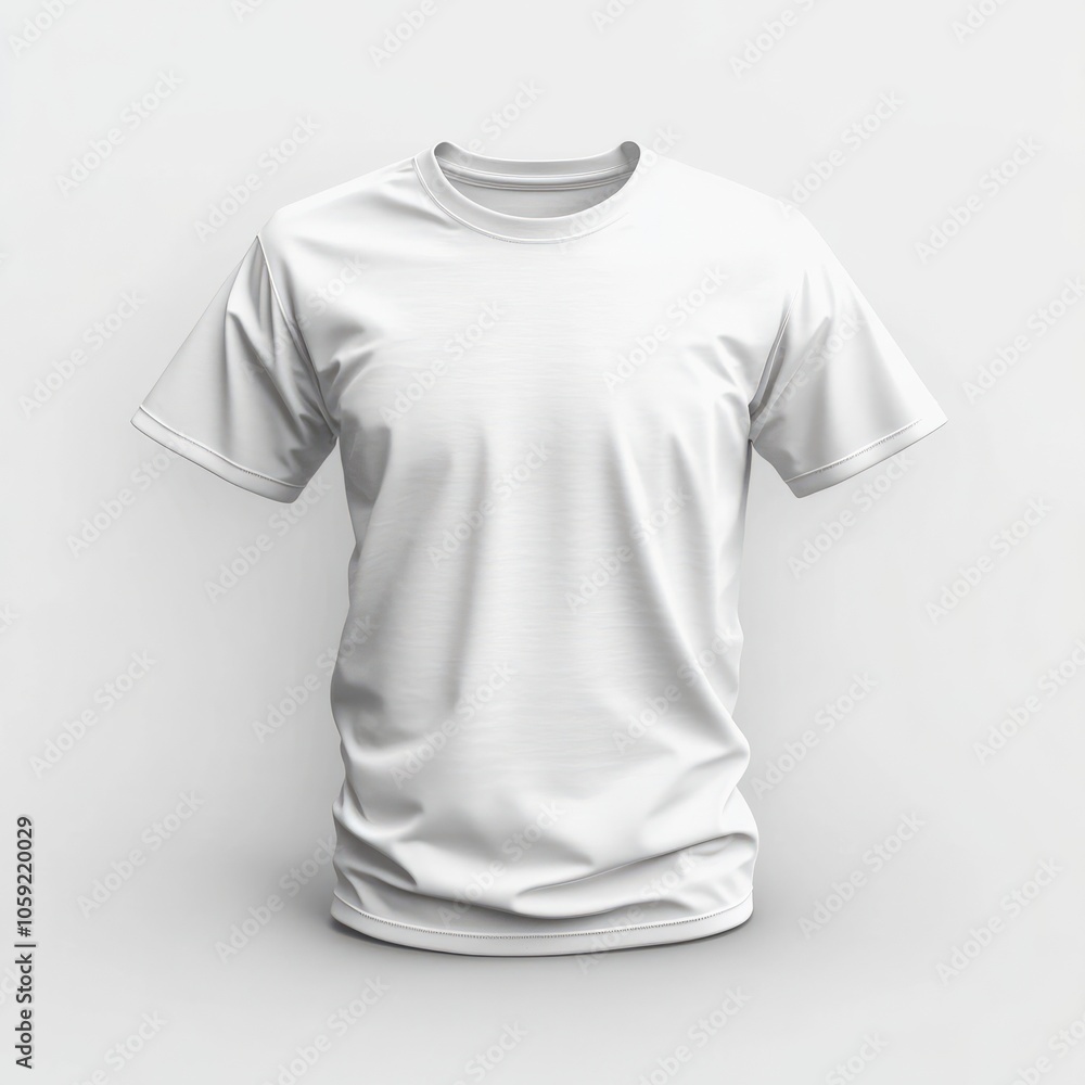 Realistic high quality white tshirt mockup isolated Realistic high quality white tshirt mockup isolated