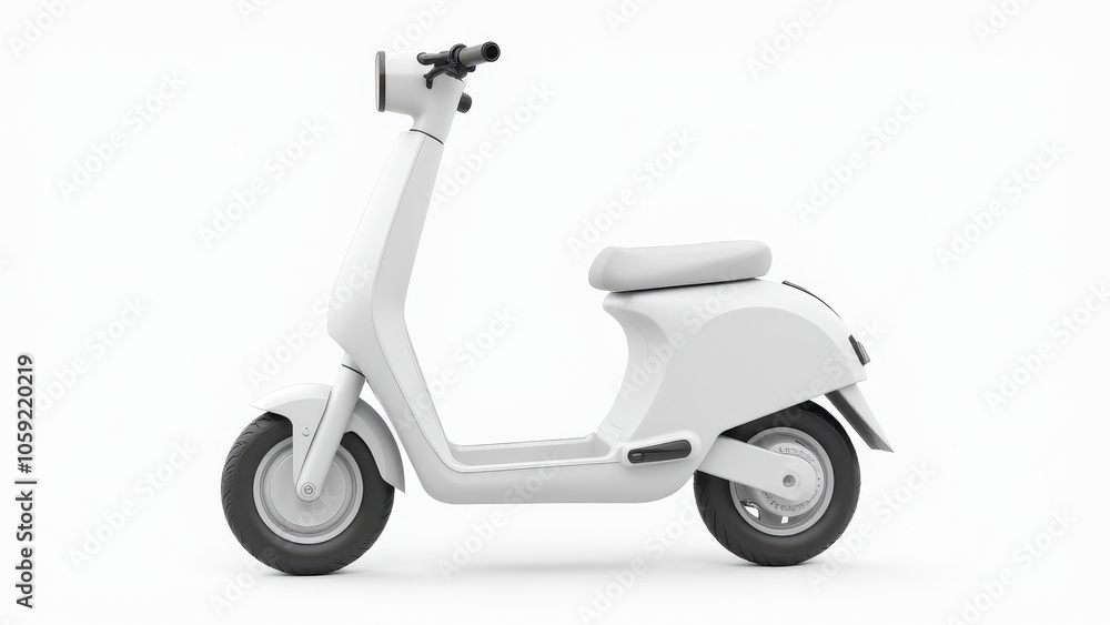 Modern electric scooter mockup with clean background, ideal for advertising. Modern electric scooter mockup with clean background, ideal for advertising.