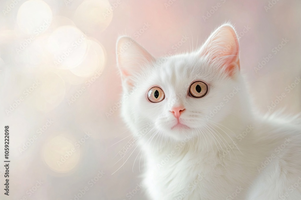 Cat with a child's face, curious expression, soft lighting, whimsical, front view, pastel tones 1 Cat with a child's face, curious expression, soft lighting, whimsical, front view, pastel tones 1