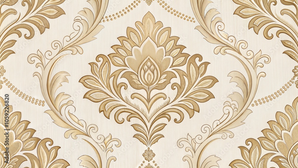 seamless damask pattern,wallpaper pattern in beige and gold colors representing luxury home decor seamless damask pattern,wallpaper pattern in beige and gold colors representing luxury home decor