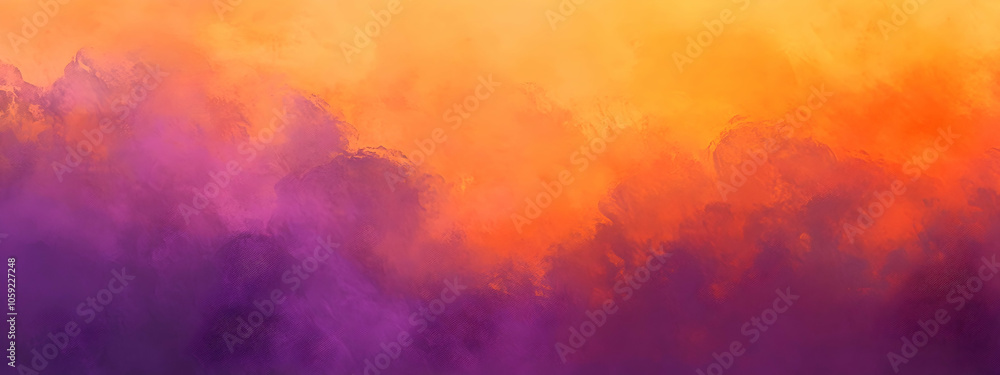 Abstract water painting, color mist. Magic spell mystery. Bold colors purple and orange contrast vapor floating colors, splash cloud explosion texture background banner illustration Abstract water painting, color mist. Magic spell mystery. Bold colors purple and orange contrast vapor floating colors, splash cloud explosion texture background banner illustration