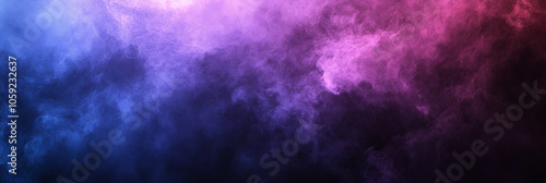 vibrant blend of purple, blue, and pink smoke creates mystical atmosphere, perfect for artistic backgrounds or creative projects. swirling colors evoke sense of wonder and imagination