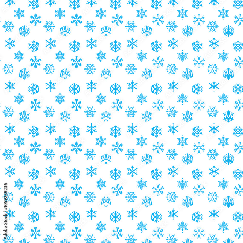 Blue background with snowflakes Blue background with snowflakes