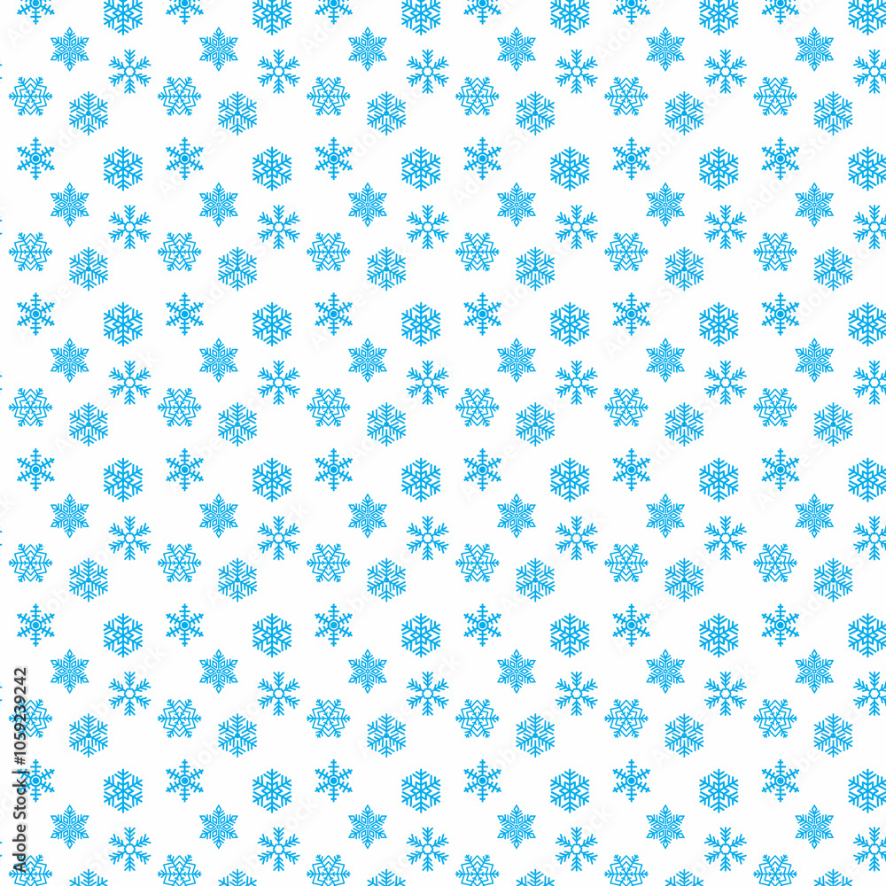 Blue background with snowflakes Blue background with snowflakes