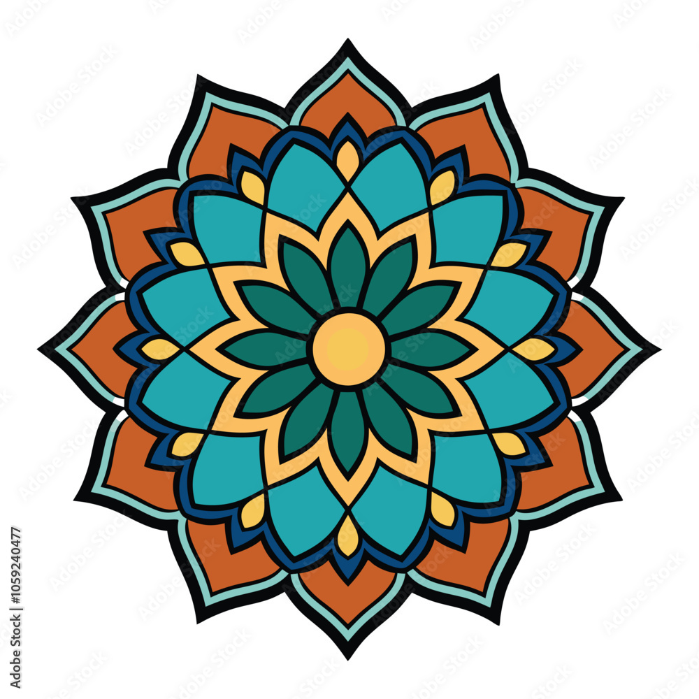 islamic mandala vector design islamic mandala vector design