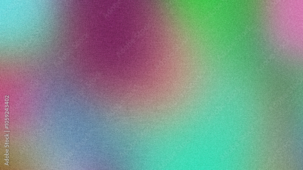 Fototapeta premium Artistic Poster with Smooth Gradient and Unique Grainy Texture, Futuristic Gradient Background with Subtle Grainy Noise for Posters