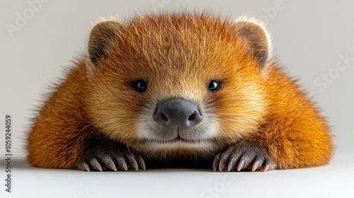 Cute Baby  Red River Hog photo